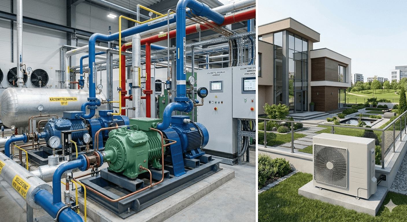 Gewerbe Kältetechnik Klimaanlage privat Haushalt